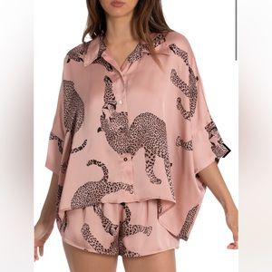 ISO (IN SEARCH OF/NOT SELLING) Midnight Bakery Silky Satin Short Pajamas Set